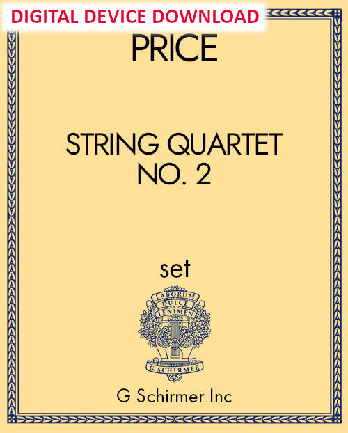 String Quartet No. 2 - Digital (Not Printable)
