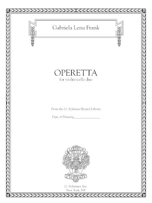 Operetta (for violin and cello)