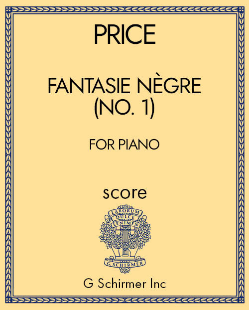 Fantasie nègre No. 1 in E Minor