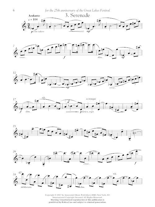 Suite for Solo Violin, on soggetti cavati - Digital
