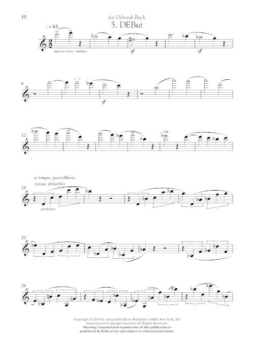 Suite for Solo Violin, on soggetti cavati - Digital