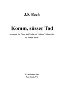 Komm, süsser Tod (va, pf)