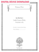 Rowing: Little Concert Waltz - Digital (Not Printable)