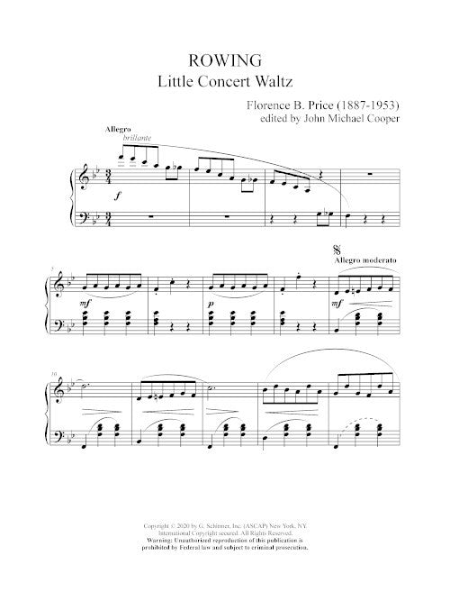 Rowing: Little Concert Waltz - Digital
