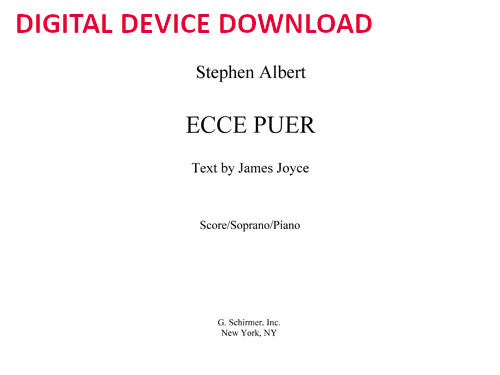 Ecce Puer - Digital (Not Printable)