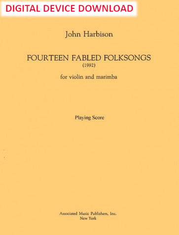 Fourteen Fabled Folksongs - Digital (Not Printable)