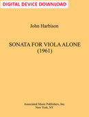 Sonata for Viola Alone - Digital (Not Printable)
