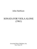 Sonata for Viola Alone - Digital (Not Printable)