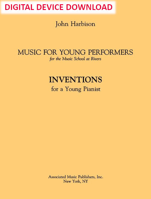 Inventions for a Young Pianist - Digital (Not Printable)
