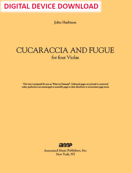 Cucaraccia and Fugue - Digital (Not Printable)
