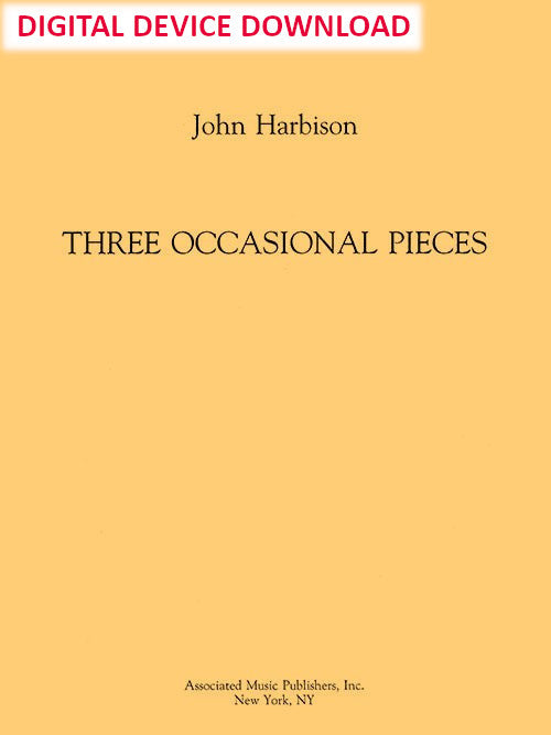 Three Occasional Pieces - Digital