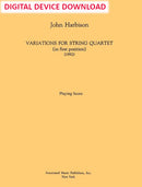Variations for String Quartet (in First Position) - Digital (Not Printable)