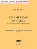 Six American Painters (flute version) - Digital (Not Printable)