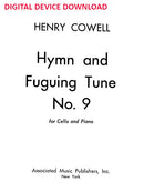 Hymn and Fuguing Tune No. 9 - Digital (Not Printable)