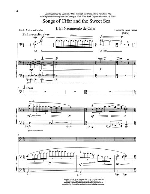 Songs of Cifar and the Sweet Sea - Digital (Not Printable)
