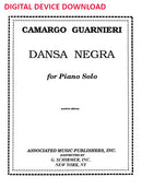 Dansa Negra - for Solo Piano - Digital (Not Printable)