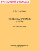 Three Harp Songs - Digital (Not Printable)