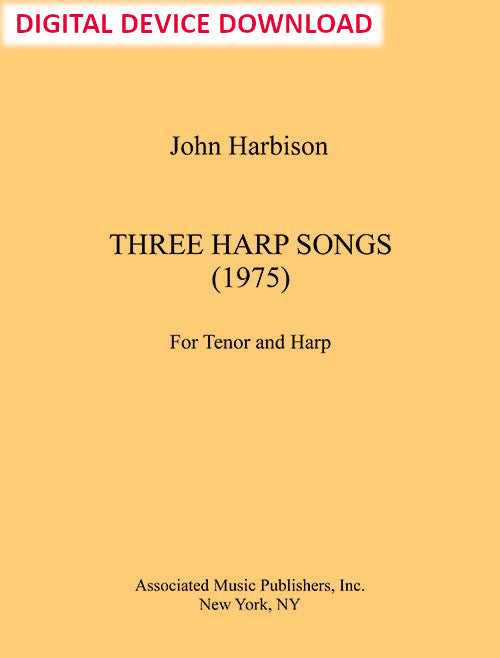 Three Harp Songs - Digital (Not Printable)