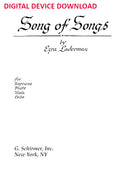 Song of Songs - Digital (Not Printable)