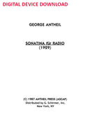 Sonatina für Radio - Digital (Not Printable)