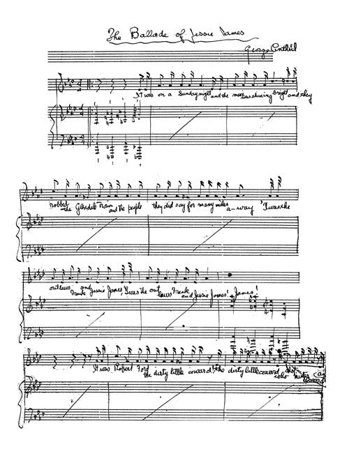 The Ballade of Jesse James - Digital (Not Printable)