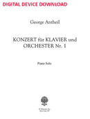 Concerto No. 1 for Piano and Orchestra - Digital (Not Printable)