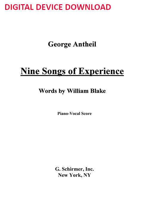 Nine Songs of Experience - Digital