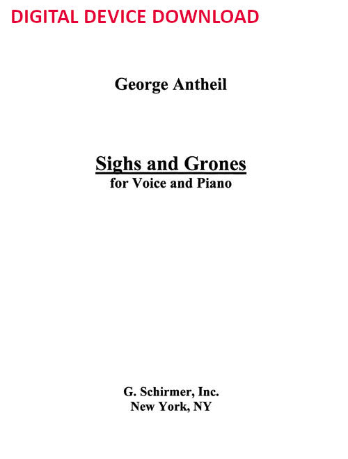 Sighs and Grones - Digital (Not Printable)