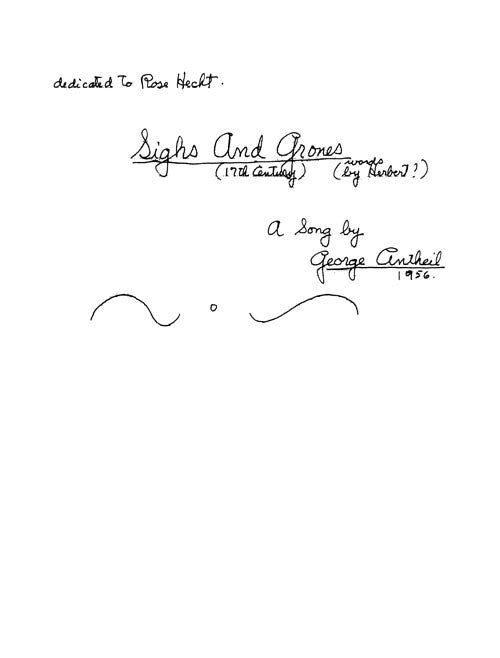 Sighs and Grones - Digital (Not Printable)