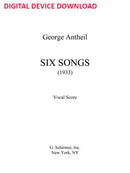 Six Songs - Digital (Not Printable)