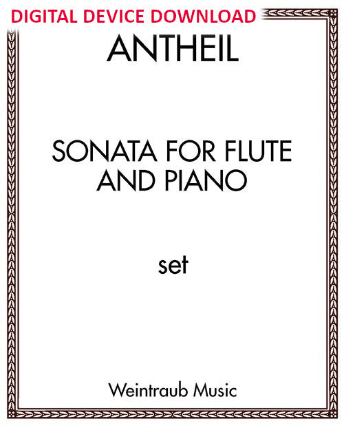 Sonata for Flute and Piano - Digital (Not Printable)