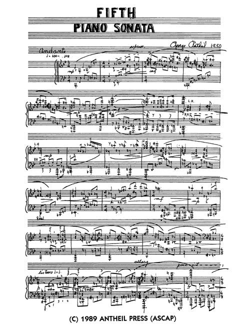 Sonata No. 5 for Piano - Digital (Not Printable)