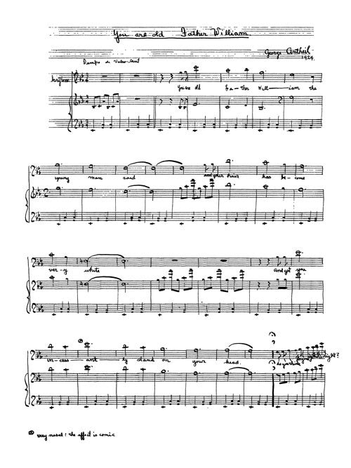 Two Songs on Texts of Lewis Carroll - Digital (Not Printable)