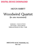 Woodwind Quartet - Digital (Not Printable)