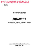 Quartet (for Flute, Oboe, Cello and Harp) - Digital (Not Printable)