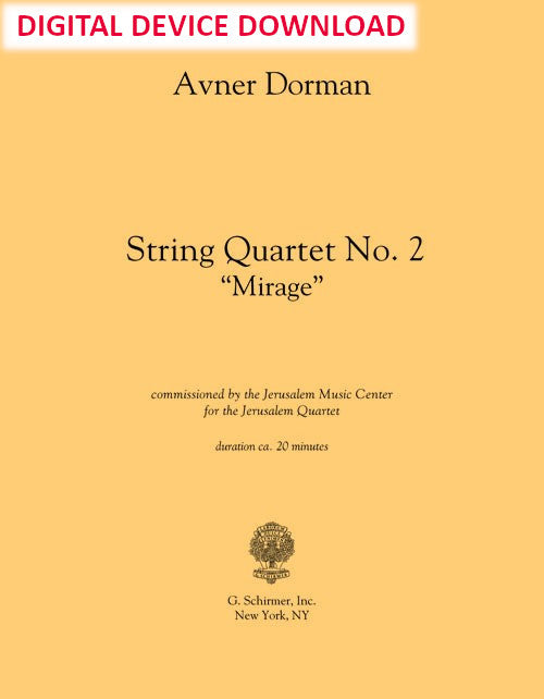 String Quartet No. 2 - Mirage - Digital (Not Printable)