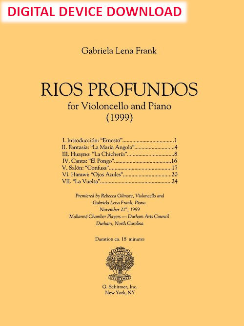 Ríos Profundos - Digital (Not Printable)