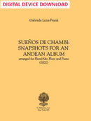 Sueños de Chambi: Snapshots for an Andean Album (flute version) - Digital (Not Printable)