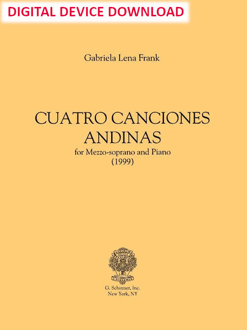 Cuatro Canciones Andinas - Digital