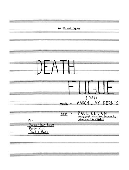 Death Fugue
