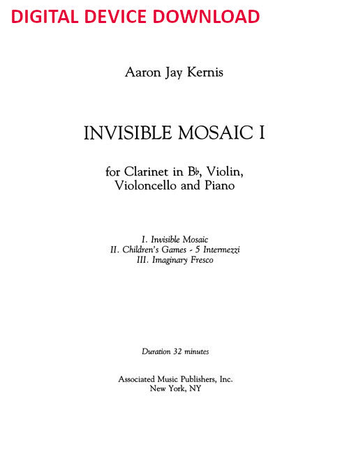 Invisible Mosaic I - Digital (Not Printable)