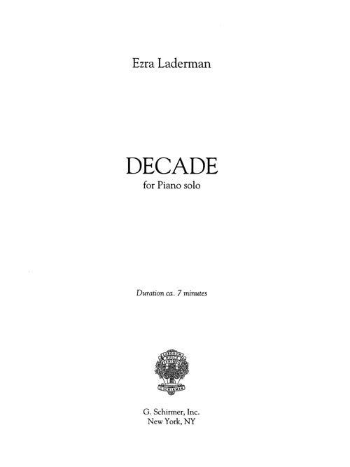 Decade - Digital (Not Printable)