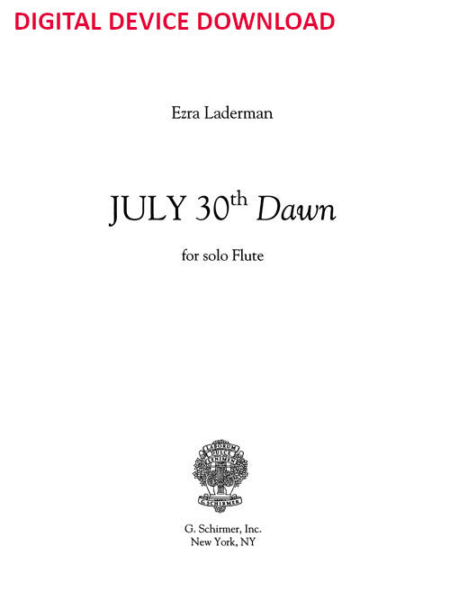 July Thirtieth “Dawn” - Digital (Not Printable)
