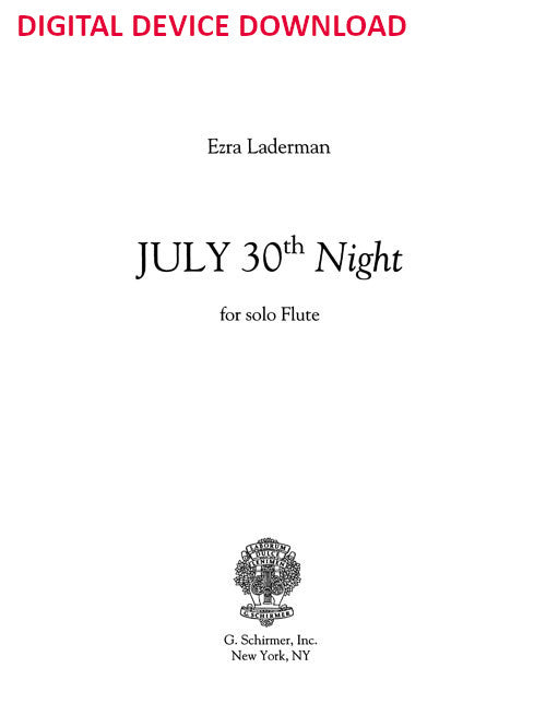 July Thirtieth “Night” - Digital (Not Printable)