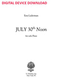 July Thirtieth “Noon” - Digital (Not Printable)