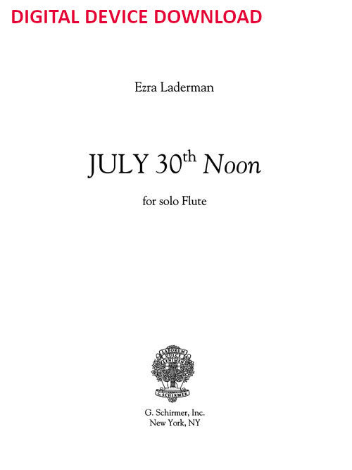 July Thirtieth “Noon” - Digital (Not Printable)