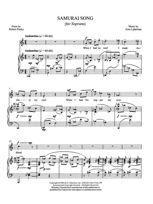 Samurai Song - Digital (Not Printable)