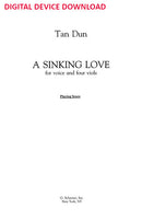 Sinking Love - for Voice and Four Viols - Digital (Not Printable)