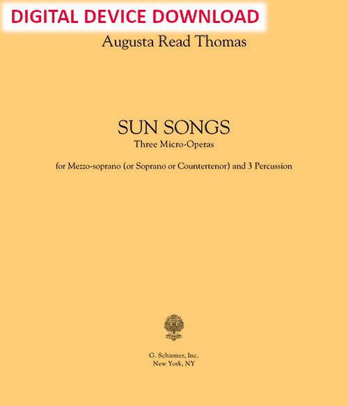 Sun Songs - Digital (Not Printable)