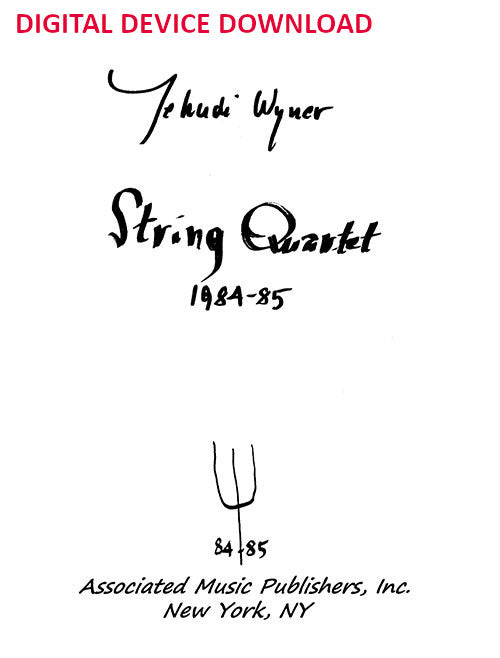 String Quartet - Digital (Not Printable)